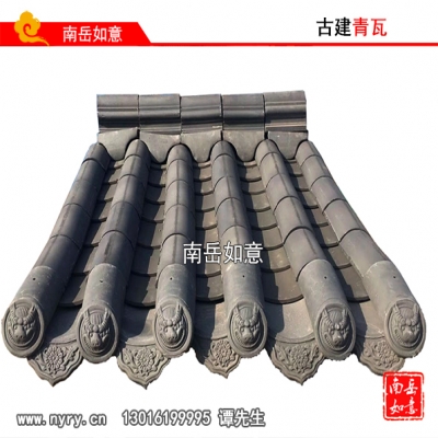 古建青瓦（脊瓦、擋勾、筒瓦、滴水、貓頭）